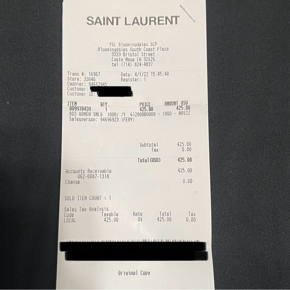 YSL CASSANDRE MATELASSÉ FRAGMENTS FLAP CARD CASE IN GRAIN DE POUDRE LEATHER - Picture 13 of 13